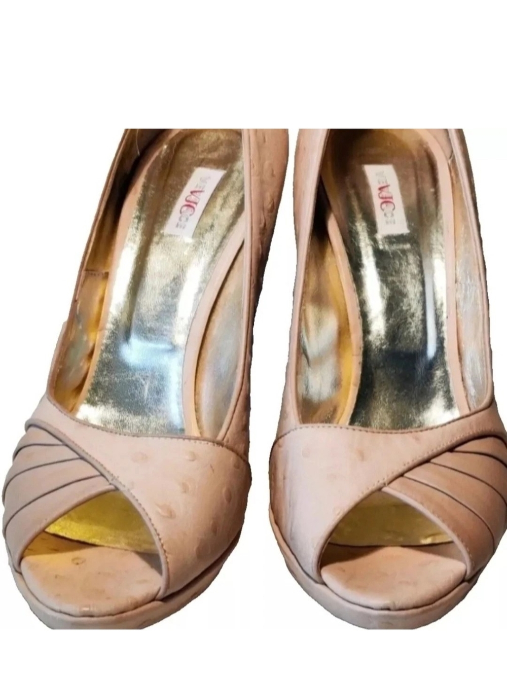 Vintage Versace VJC Versace Open Toe 4" Heels Euro 39/9US...